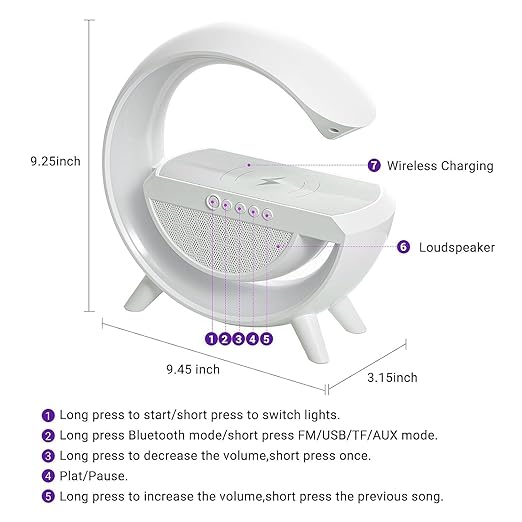 G-SHAPE LED LAMP WITH WIRELESS SPEAKER